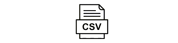 CSV File logo